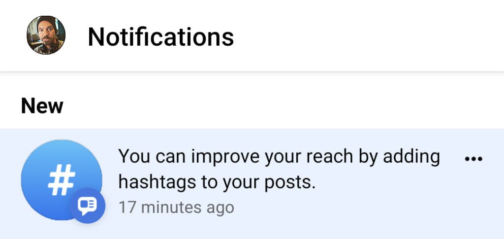 You can improve your reach by adding hashtags to your post