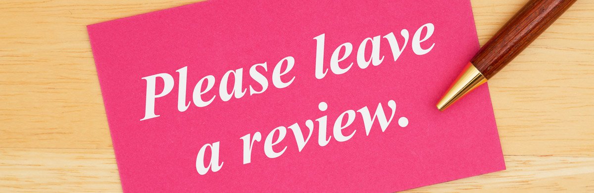 Businesses encourage customers to leave reviews
